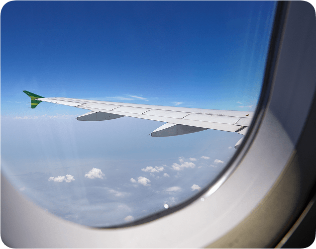 A traveler enjoying a trip, representing safe and stress-free travel with insurance